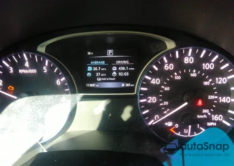 2016 Nissan Altima 2.5 Sr from USA, damaged, VIN 1N4AL3AP7GC215754